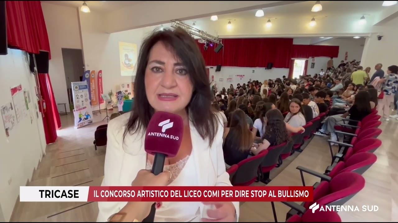 04 GIUGNO 2025 - TRICASE (LE) - IL CONCORSO ARTISTICO DEL LICEO COMI PER DIRE STOP AL BULLISMO