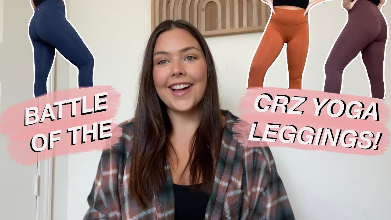 Battle of CRZ Yoga Leggings! | ranking each collection, try on + review, new fall colors!!