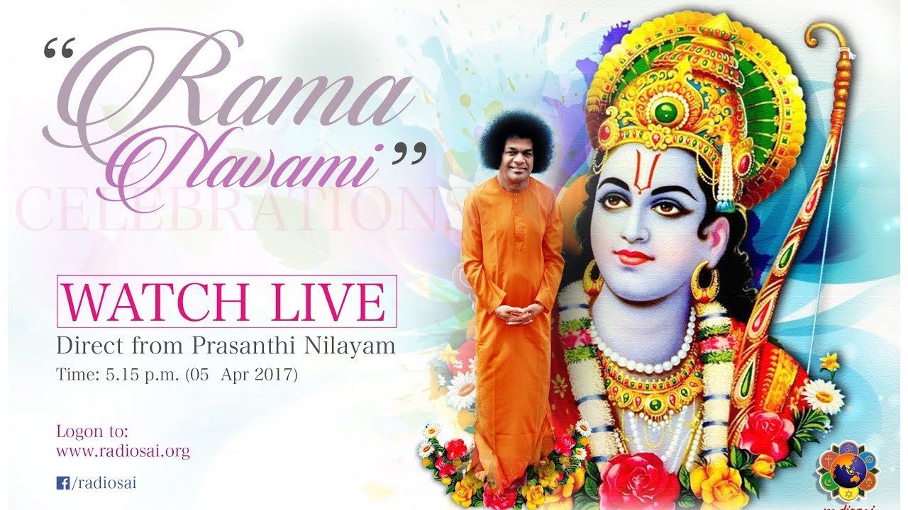 Rama Navami Live Celebrations at Prasanthi Nilayam, Puttaparthi | Sathya Sai Baba Ashram