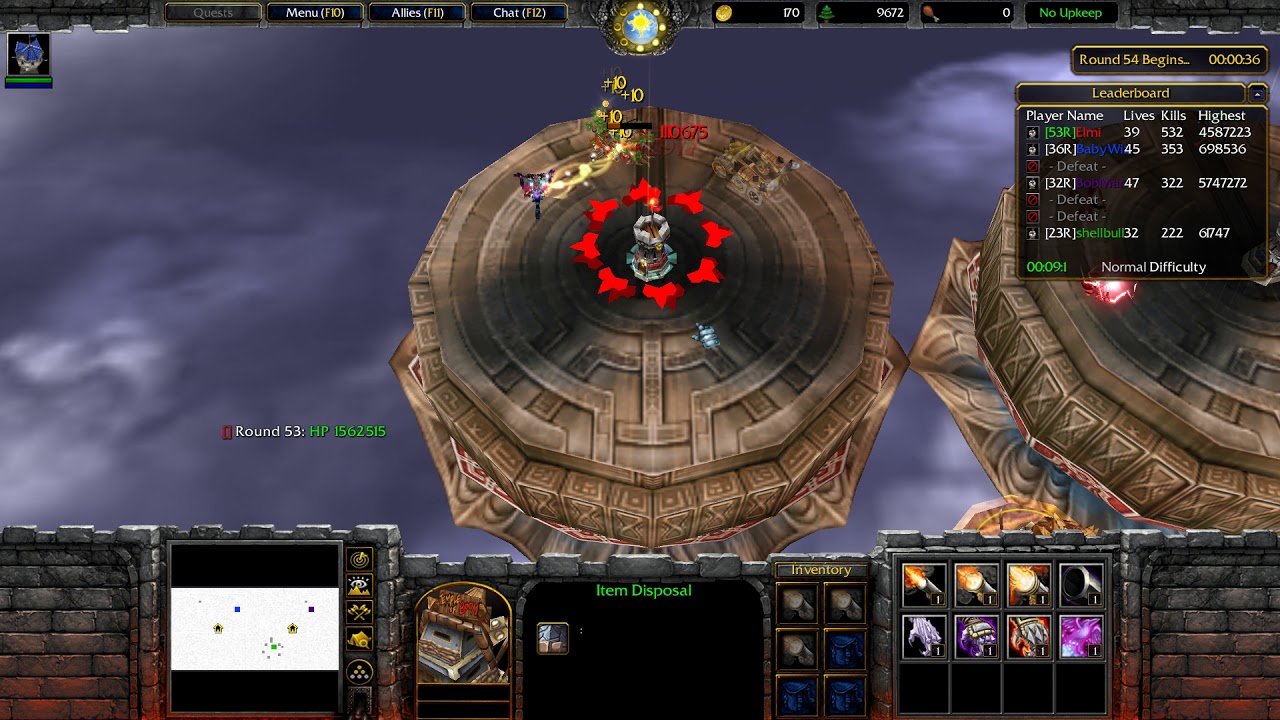 Warcraft 3 - Random Ability TD - Fast run!