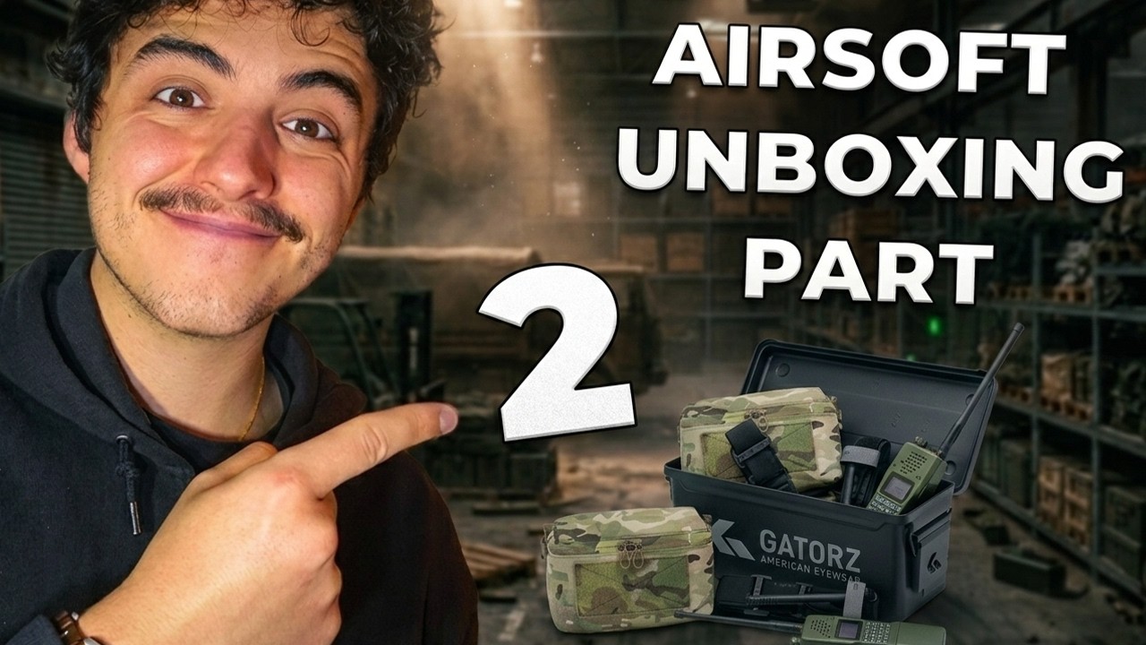 ASMR Unboxing Airsoft Partie 2 : le meilleur gear tactique que j'ai jamais reçu