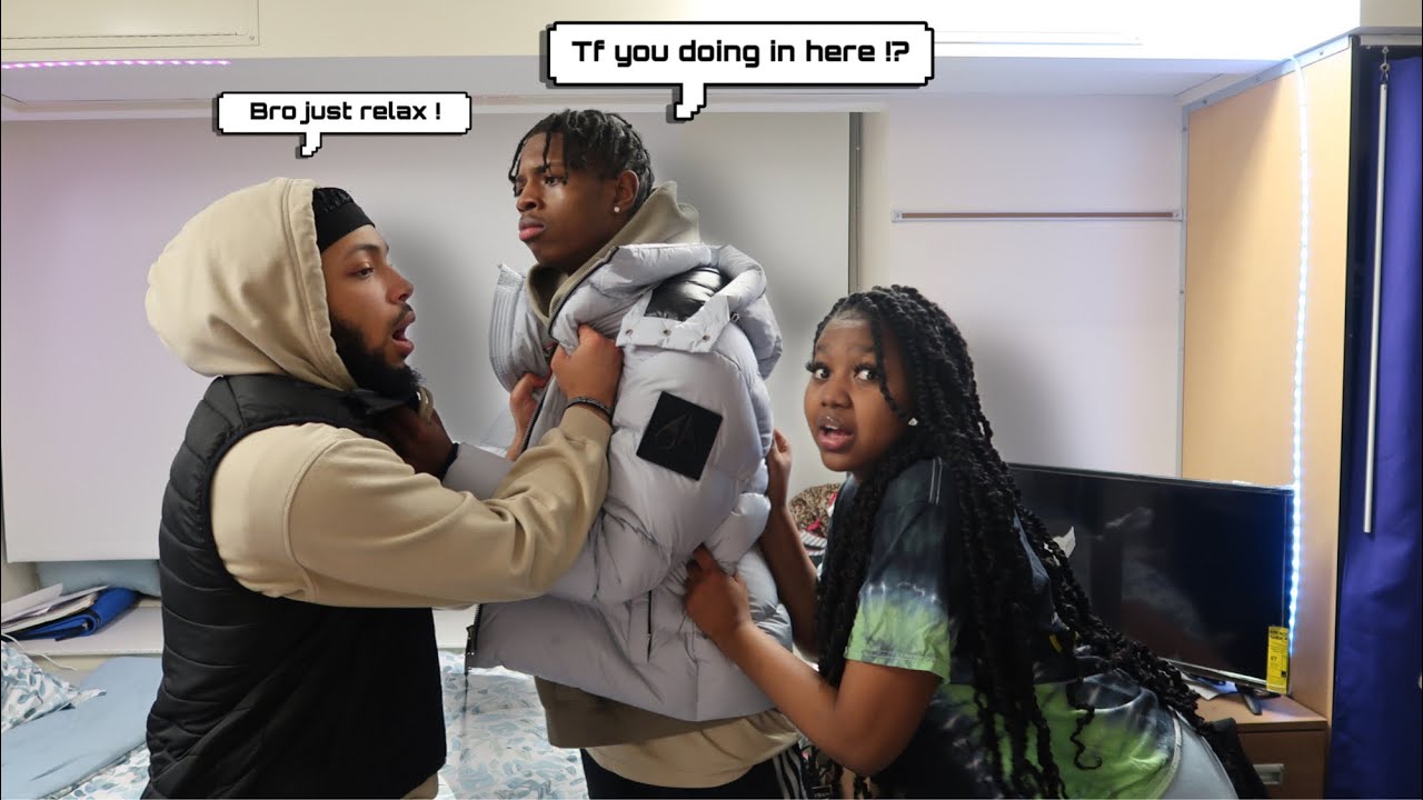 I SNUCK A BOY IN MY ROOM PRANK ON OVERPROTECTIVE BROTHER ! *They fought*