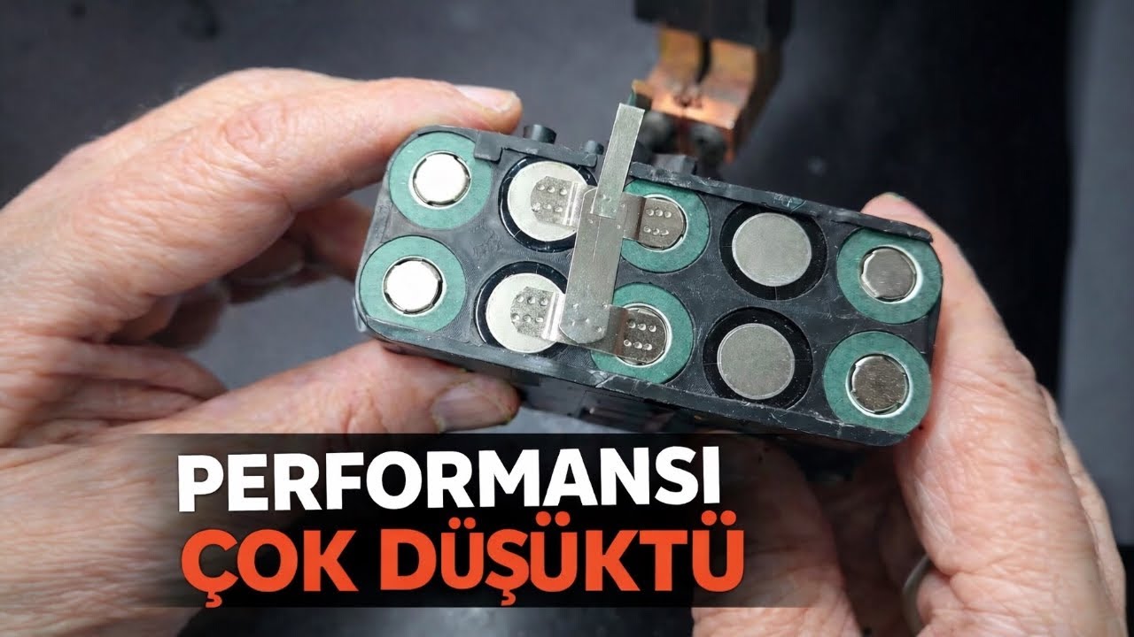 Çin Malı 21V 5.0Ah Li-ion Batarya pil değişimi 🔋