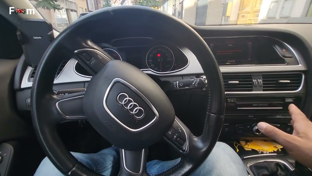 شرح  عن تغير زيت و فلتر و إعادة ضبط audi A4