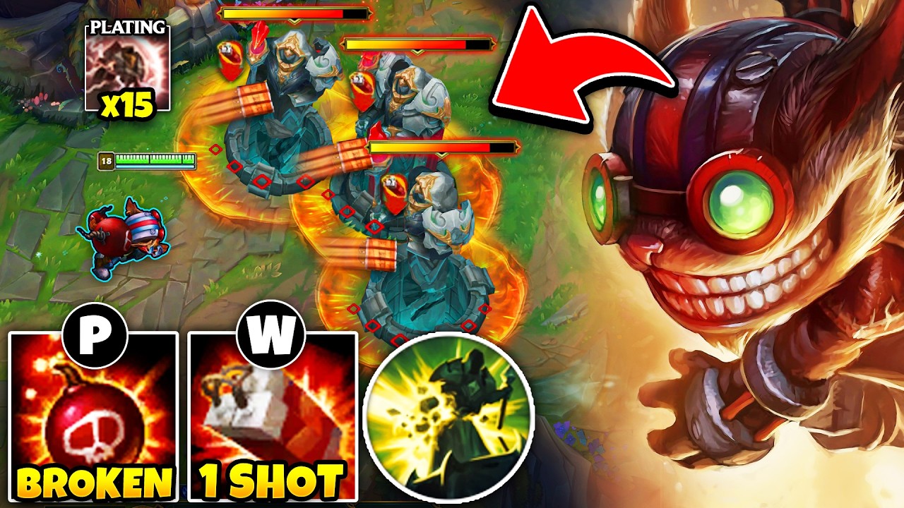 ZIGGS, BUT I DEMOLISH EVERY SINGLE ENEMY TURRET! (15 PLATES IN 10 MINUTES WTF)