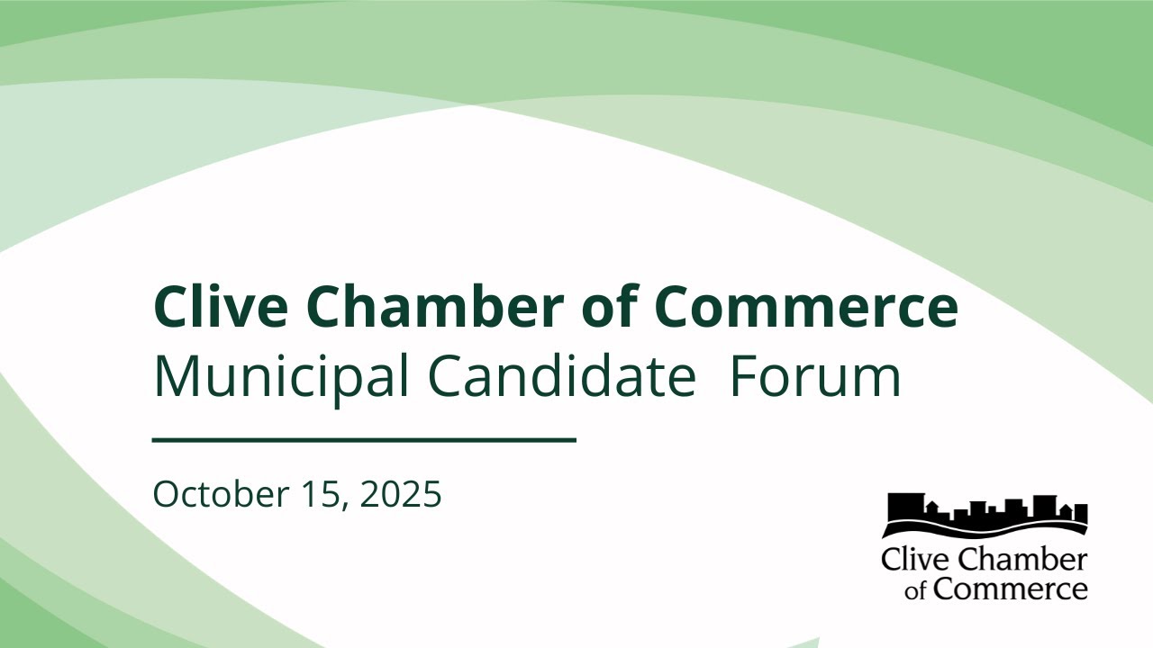 Clive Chamber of Commerce Municipal Candidate Forum - October 15, 2025