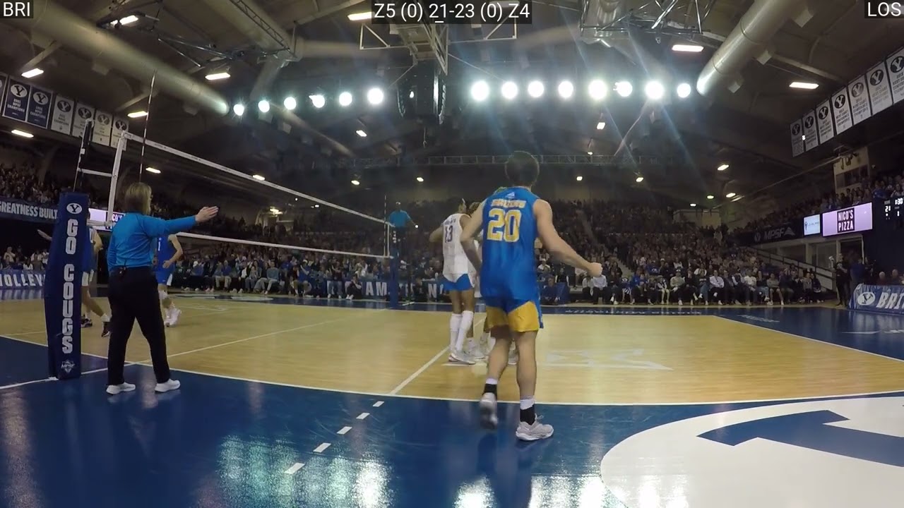 UCLA at BYU | 2-24-2024 | NCAA Men's Volleyball | Bench POV #ncaamvb