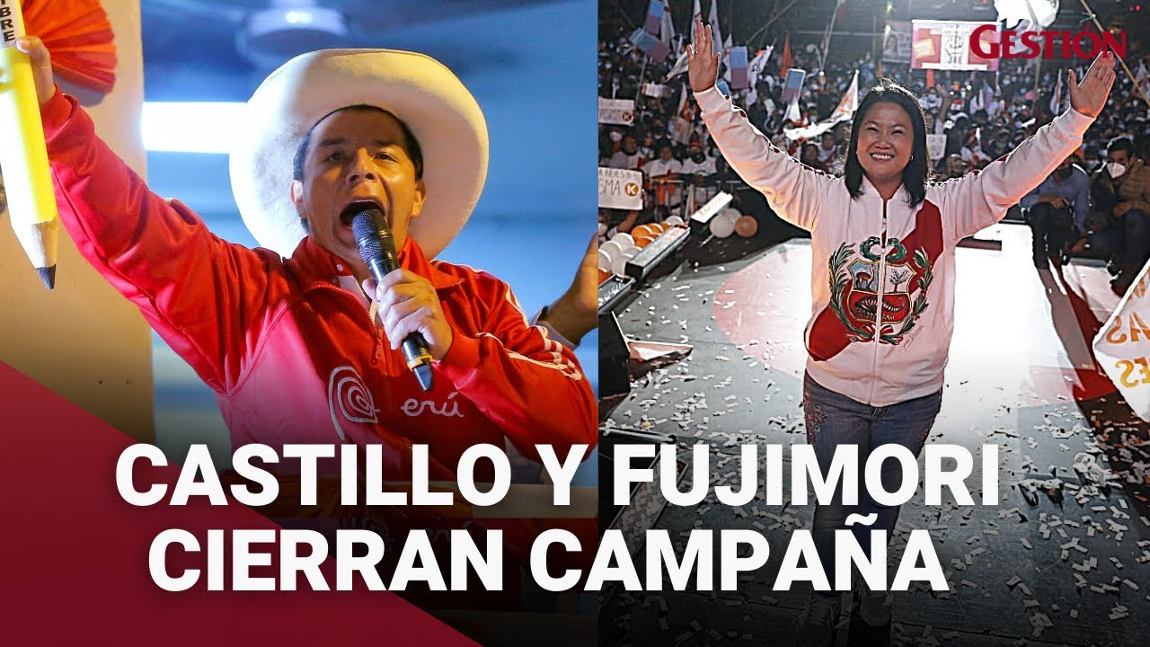 ELECCIONES 2021: Así fue el cierre de campaña de Keiko Fujimori y Pedro Castillo
