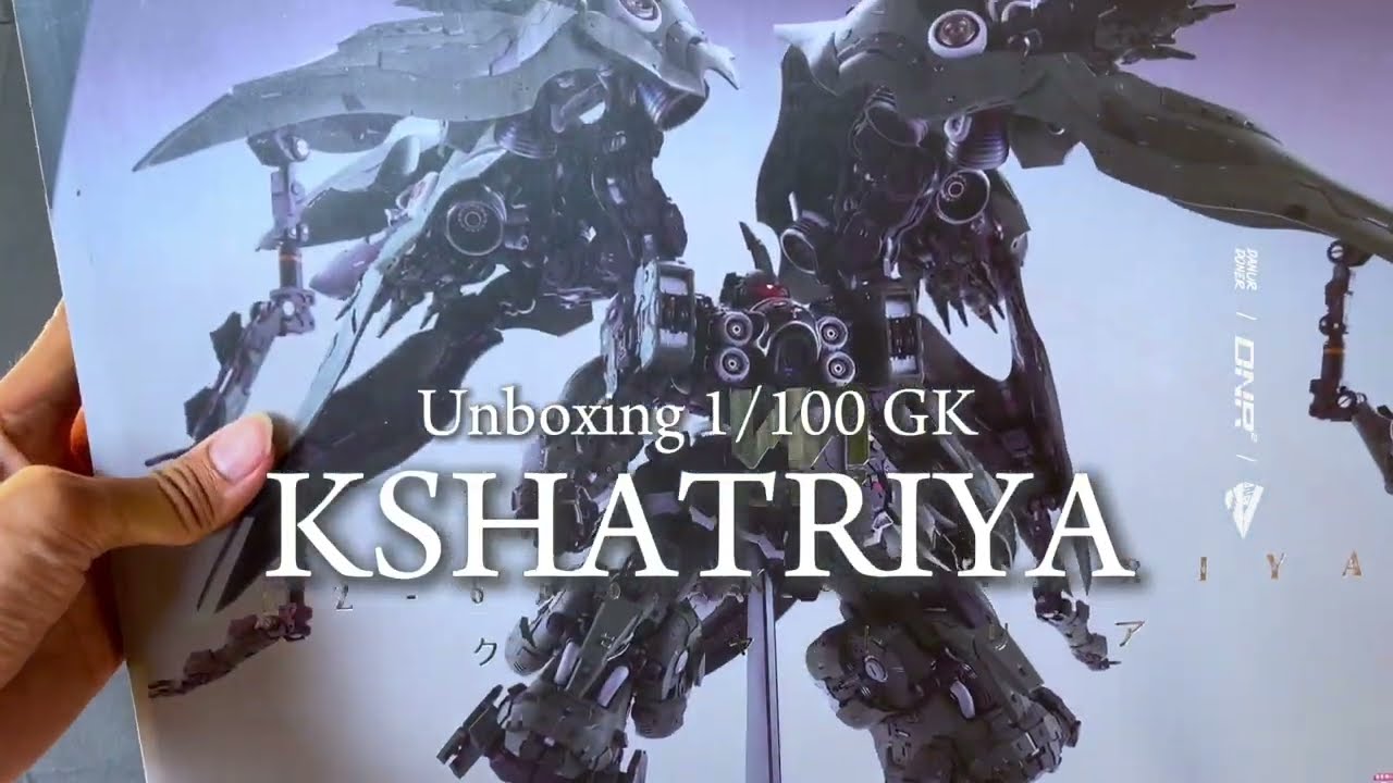 MOST AWESOME 1/100 KSHATRIYA Conversion GK Unboxing by VN CAST