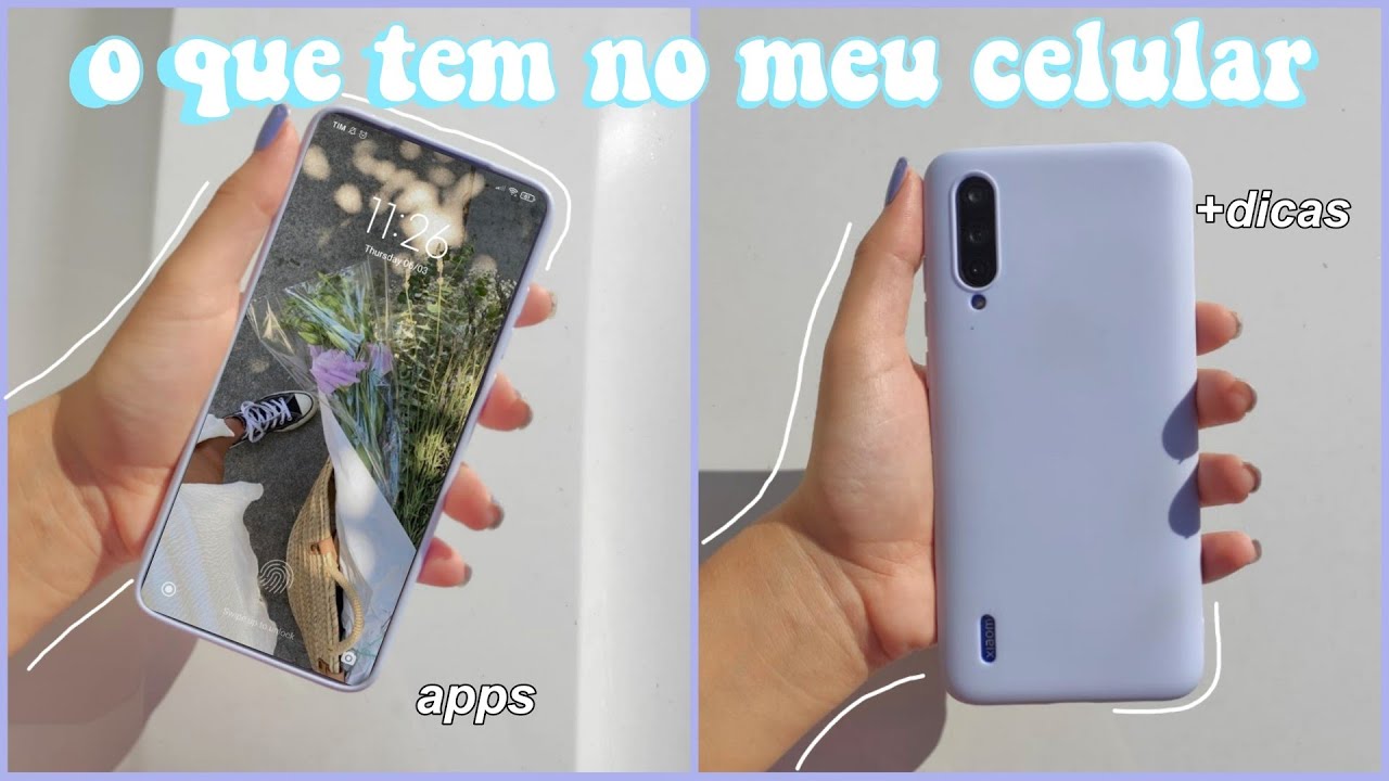 tour pelo meu celular *atualizado* + apps de edição gringa, produtividade, etc.