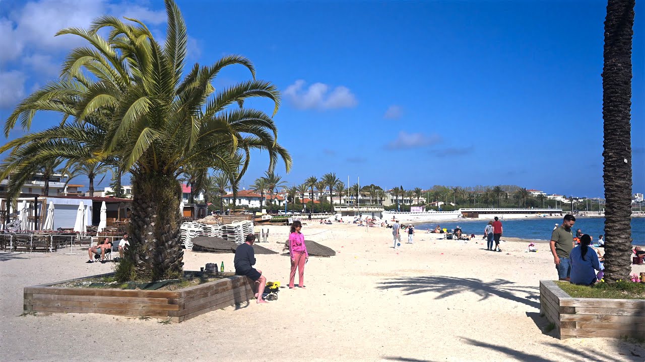 The Story of Golfe Juan Vallauris on 6 April 2025, France, HDR 60fps