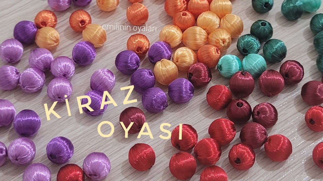 Kiraz oyası/boncuk sarma