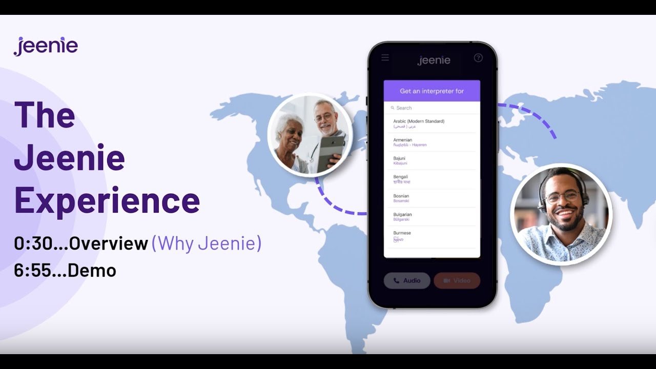 Jeenie Demo & Overview | Language Access Platform for Healthcare, Education & More