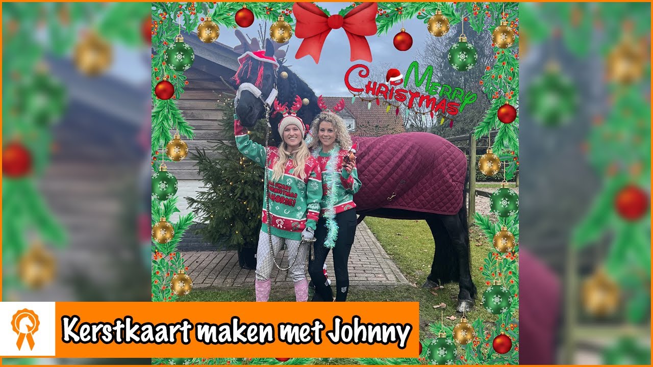 Johnny PIMPEN tot een KERSTPAARD! + winactie | PaardenpraatTV