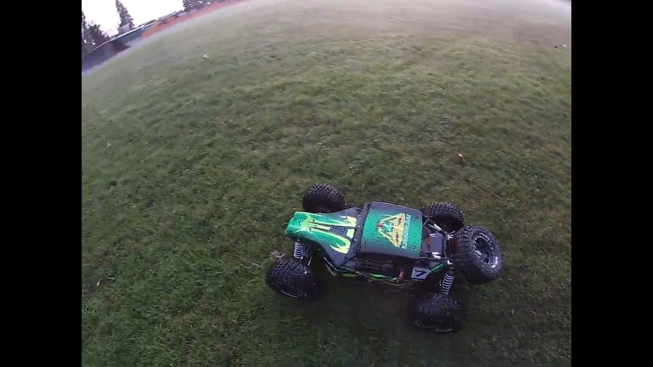 Absima Mamba 7 second run, throttle limiter turned up, how did run go?🏃