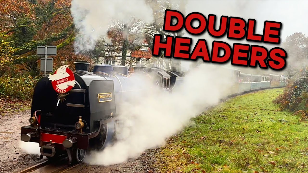 Double Headed Steam Locomotives On The Ravenglass And Eskdale Railway