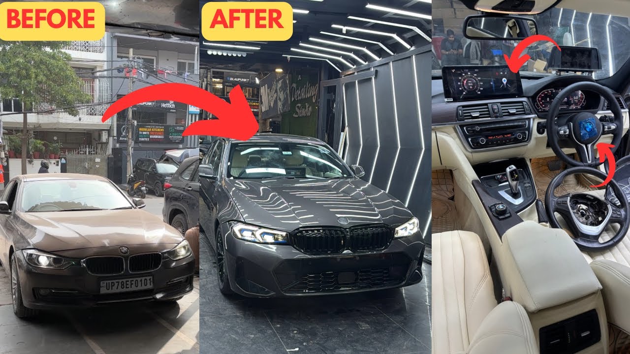 BMW 320: 3 Series F30 Converted into G20 - Imported Bodykits 🗿 | New BMW 3 Series Modified Interior