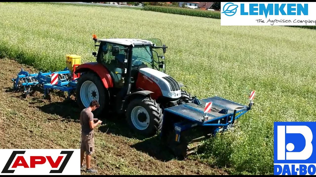 Dalbo MAXI CUT/Lemken kristal/APV/Steyr 4140/Obdelava ozelenitev/messerwalze/Boden begrünung
