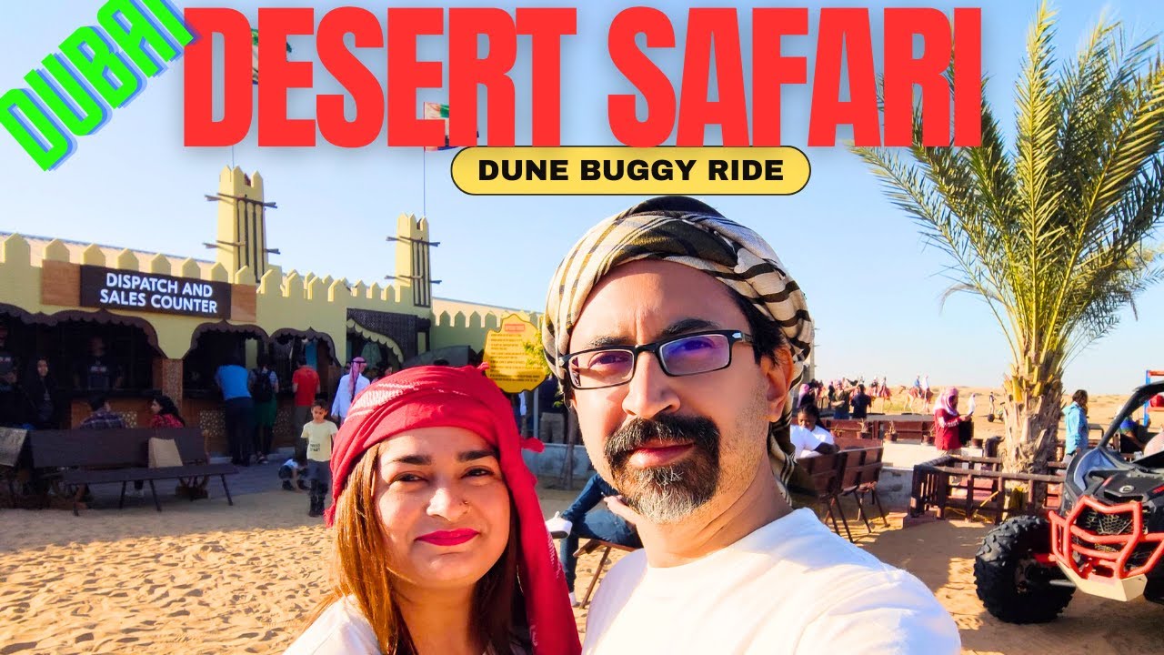 Amazing DESERT SAFARI in DUBAI | Sand Bashing, Quad Bike, Dance and BBQ Dinner | Part I