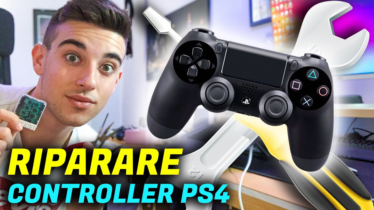 COME RIPARARE CONTROLLER PS4 🎮 Analogici Visuale/Movimento (no saldatura)