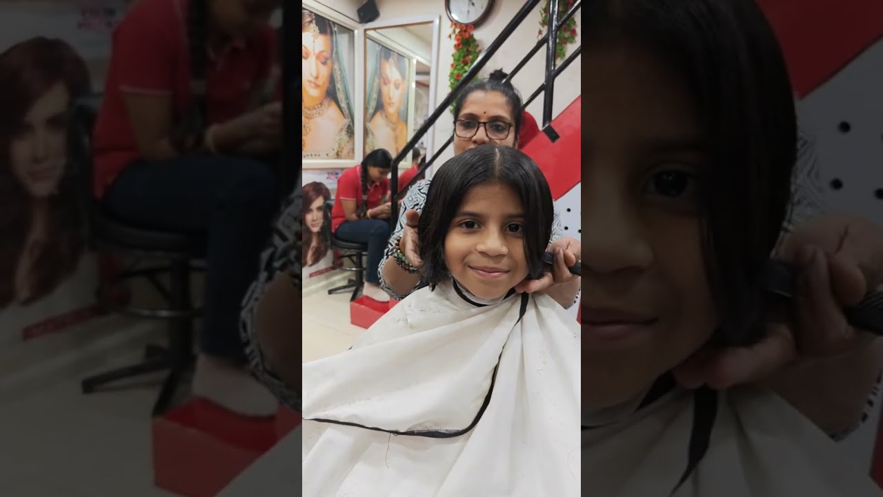 Dazzler Hair & Beauty Hub is live : Apple hair cut for school going girls | hair salon | haircut 💇