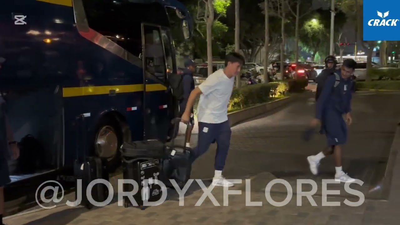 Con Fernando Gaibor, Alianza Lima llegó a su hotel de concentración ante  Dos de Mayo. 