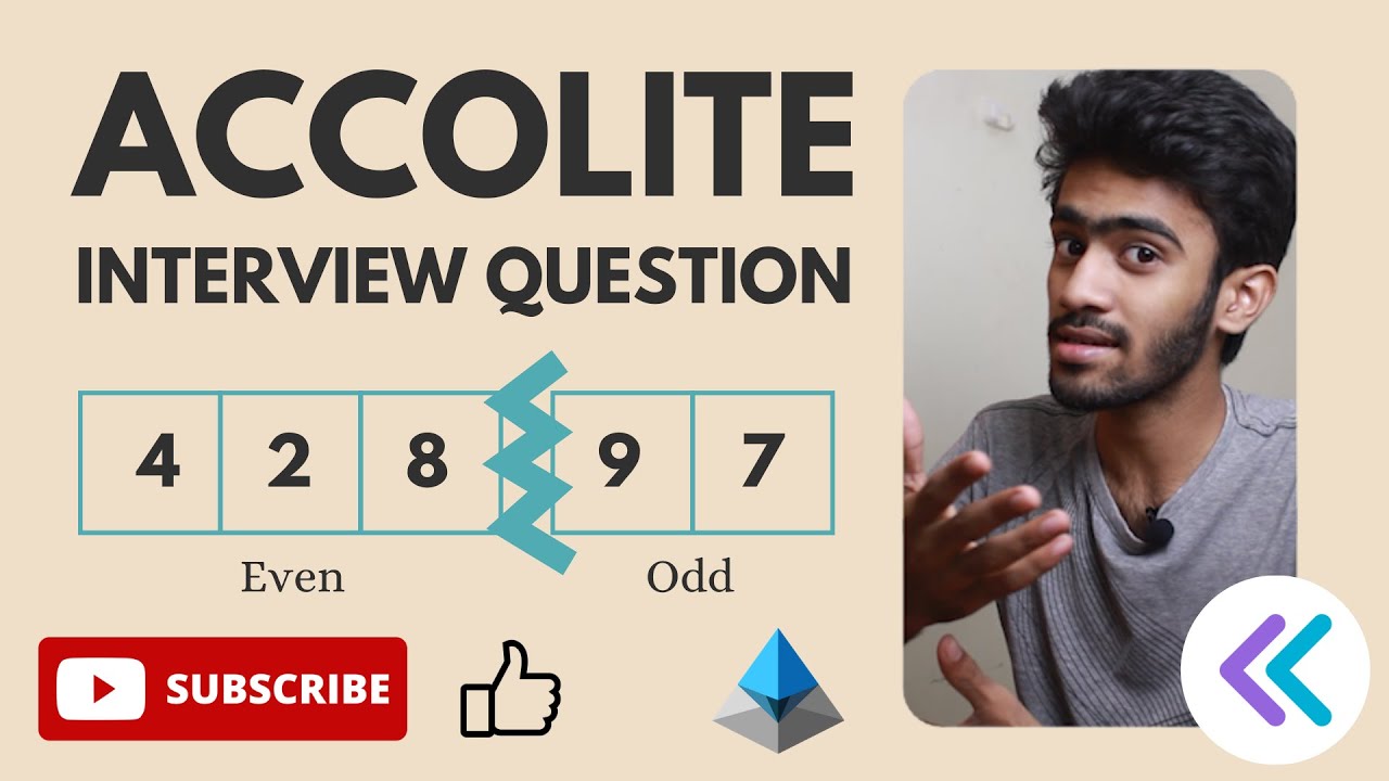 Wipro - TCS - Infosys - Accolite | Segregate Even and Odd | Tamil | code io