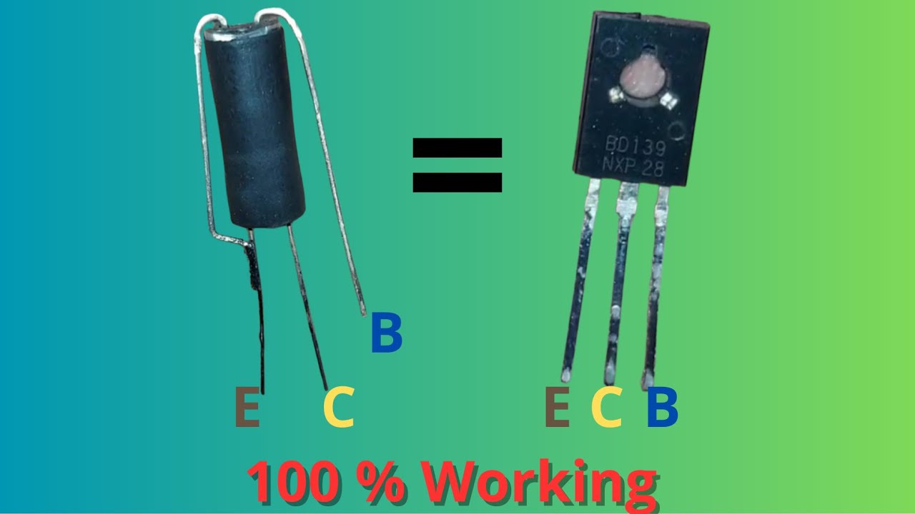 How To Make A Transistor At Home / PNP and NPN