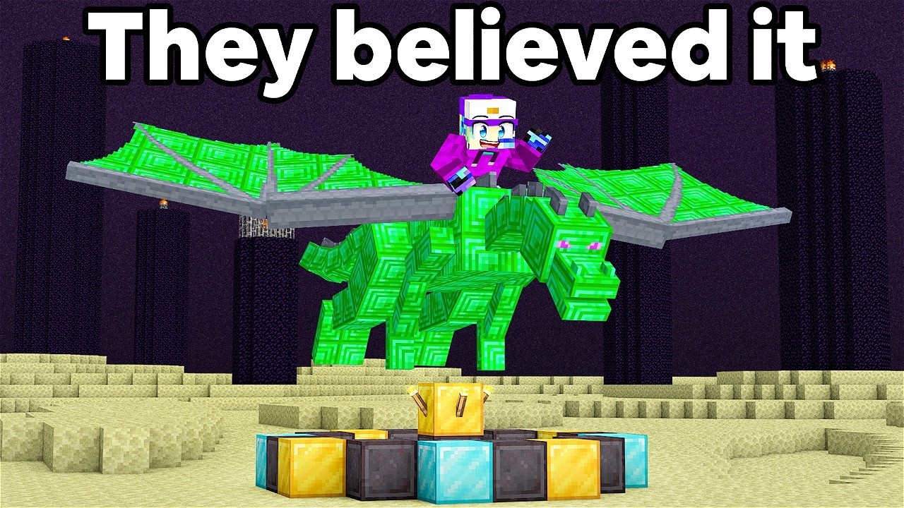 I Fooled My Friend with FAKE Minecraft Speedrun…