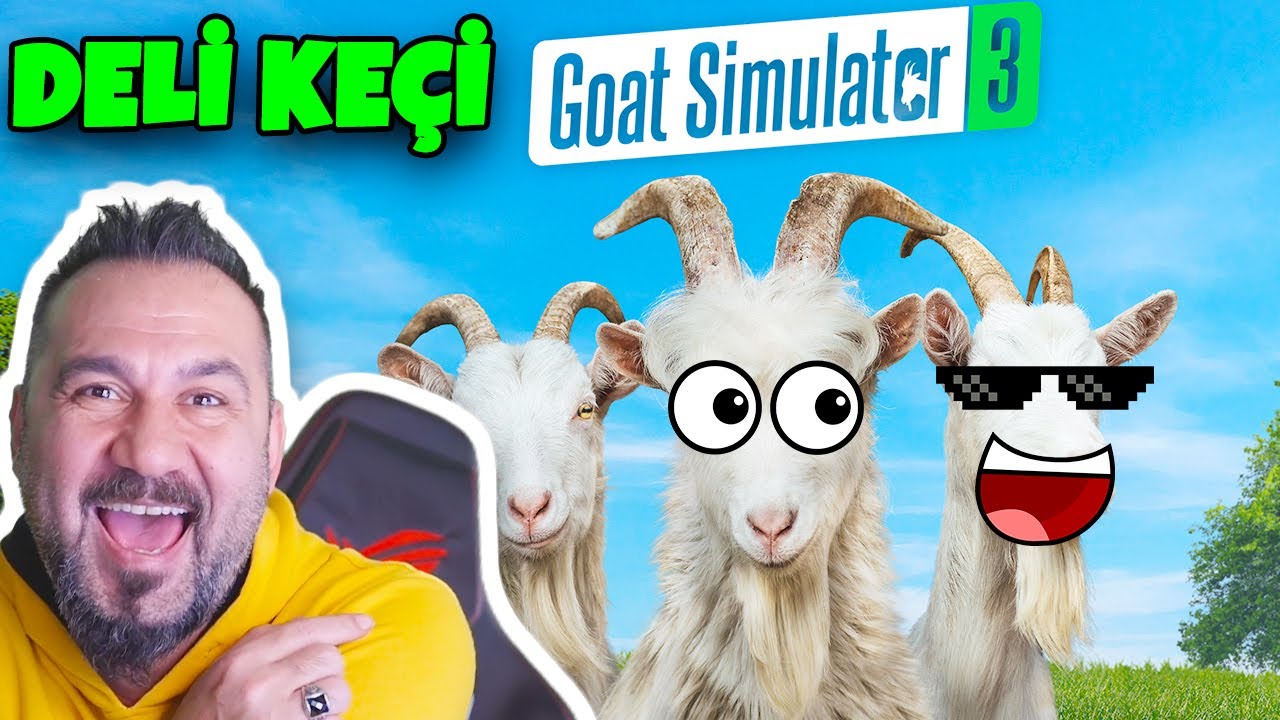 BU KEÇİ ÇILDIRMIŞ! | KEÇİ SİMÜLATÖR 3 OYNUYORUZ-goat simulator 3