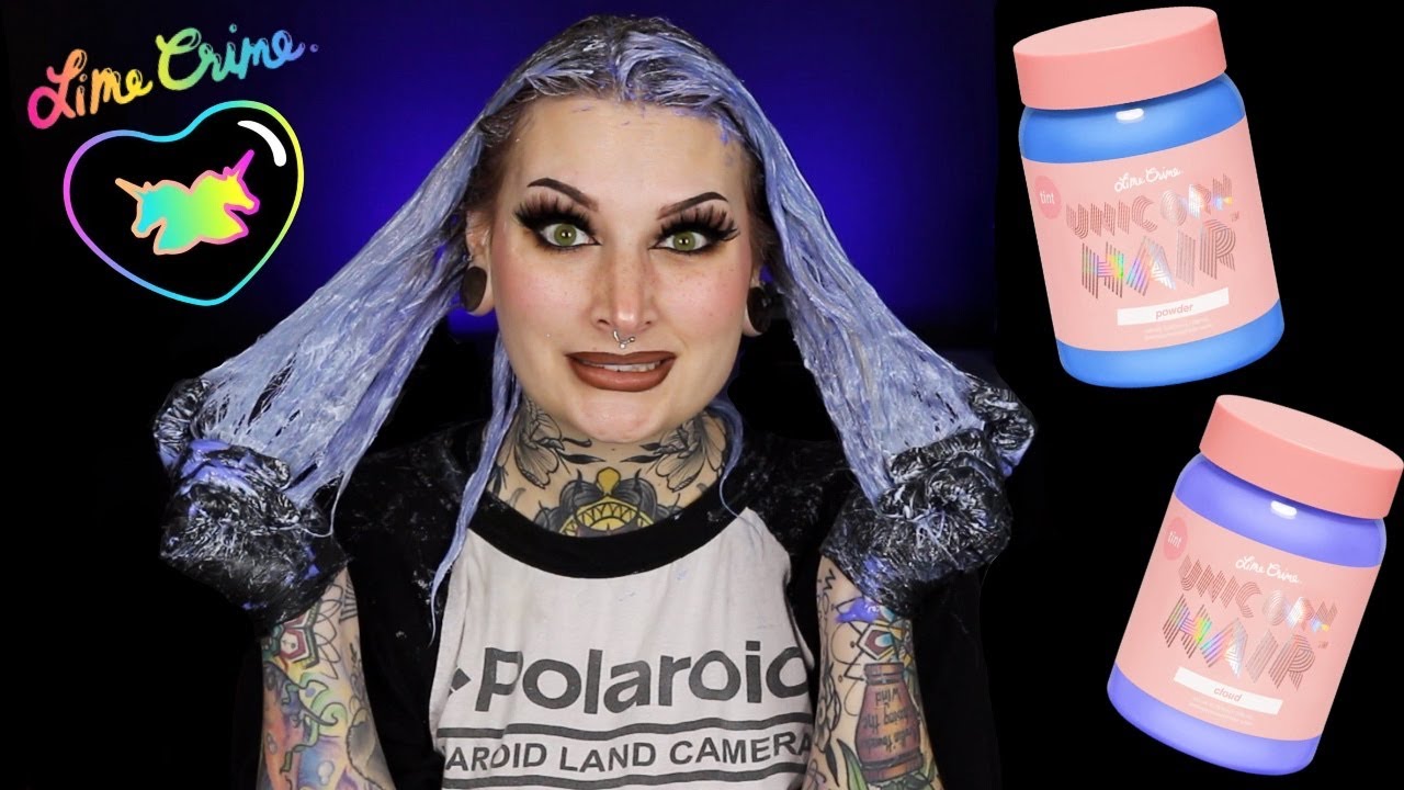 Trying Lime Crime Hair Dye!