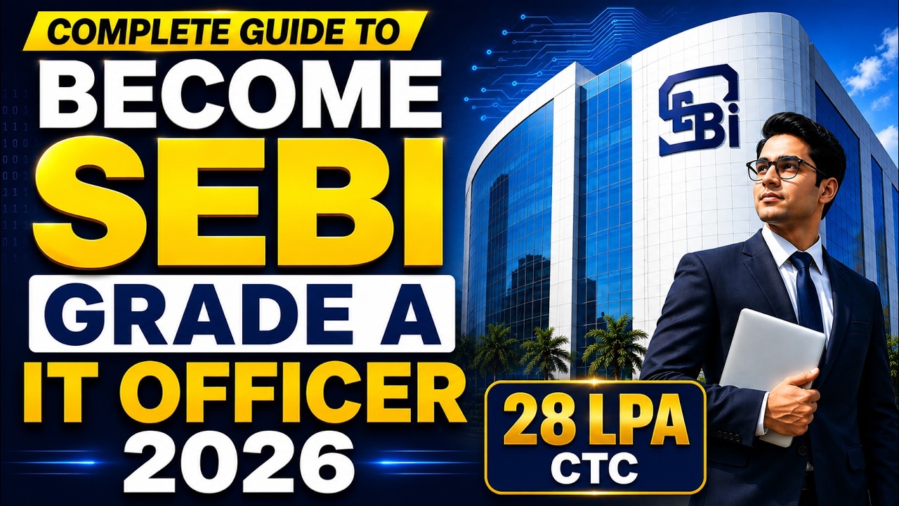Программа, структура экзамена и зарплата офицера IT в SEBI Grade A | Подготовка к экзамену SEBI I...