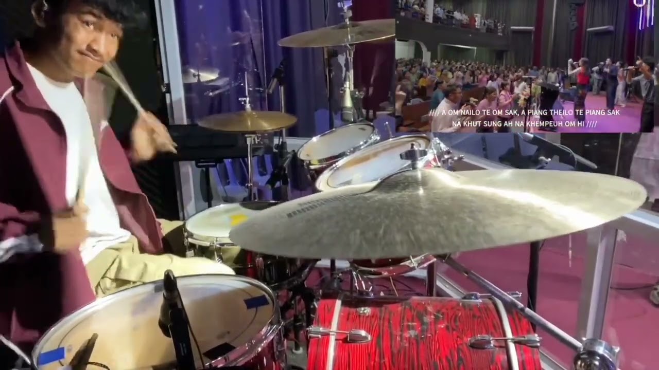 Ka Um Hi (Drum Cam by ThioBiak)AGAPE Worship live