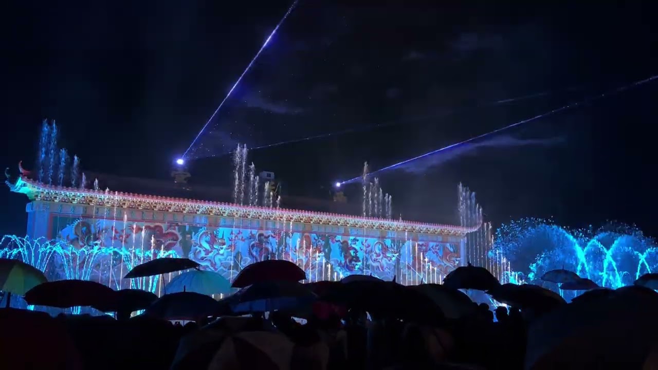 2026大年初三，西天宫音乐喷泉Show