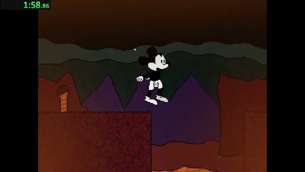(EPILEPSY WARNING) Suicide Mouse Relapse Speedrun (Salvation Ending)