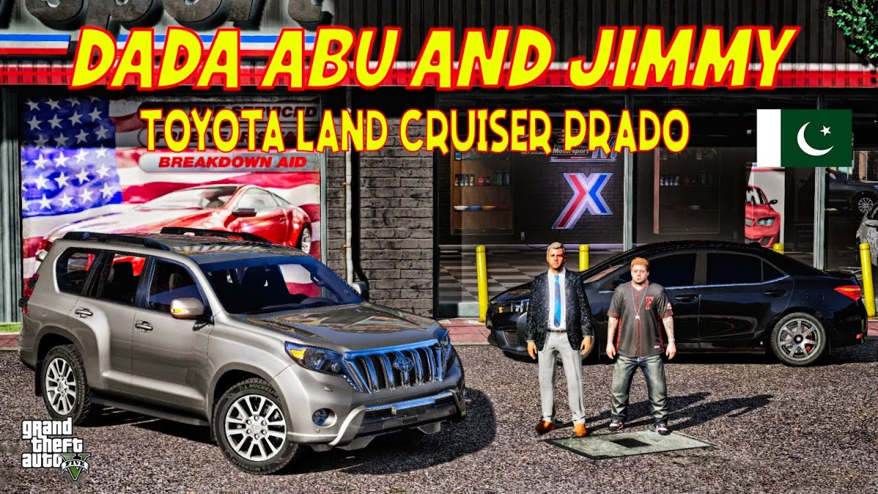 GTA 5 Pakistan | DADA ABU's Car Broken | New Toyota Land Cruiser Prado | Urdu