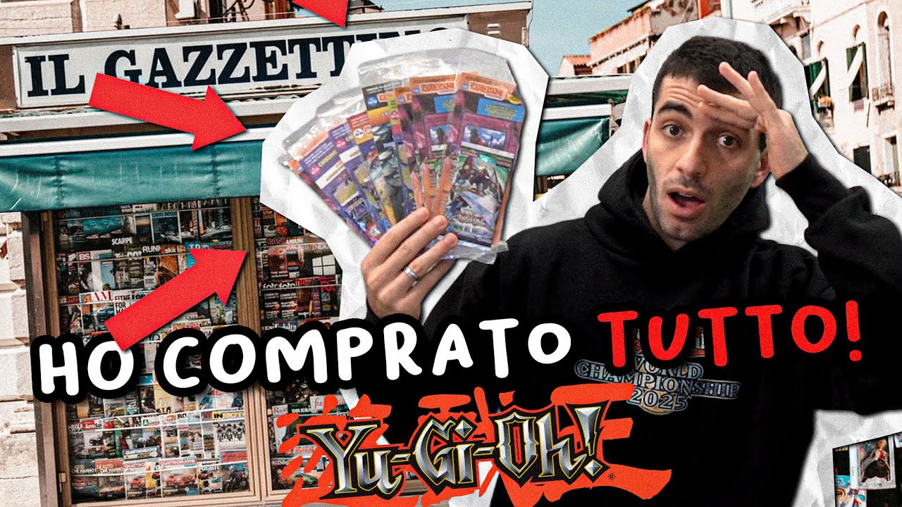 Ho CERCATO nelle EDICOLE di BOLOGNA pacchetti VINTAGE di Yu-Gi-Oh!