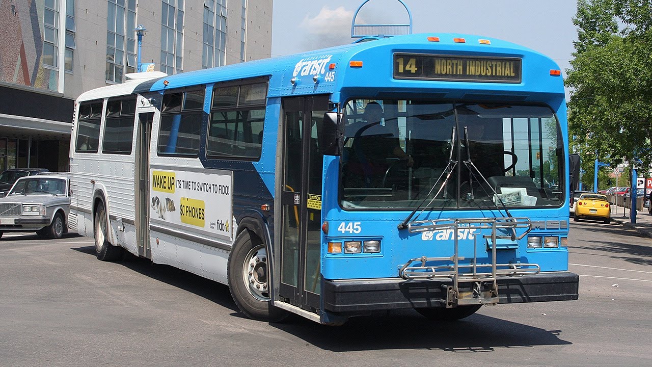 Detroit Diesel 6V92TA Allison VR731 1993 MCI Classic TC40-102N Saskatoon Transit Services no. 445