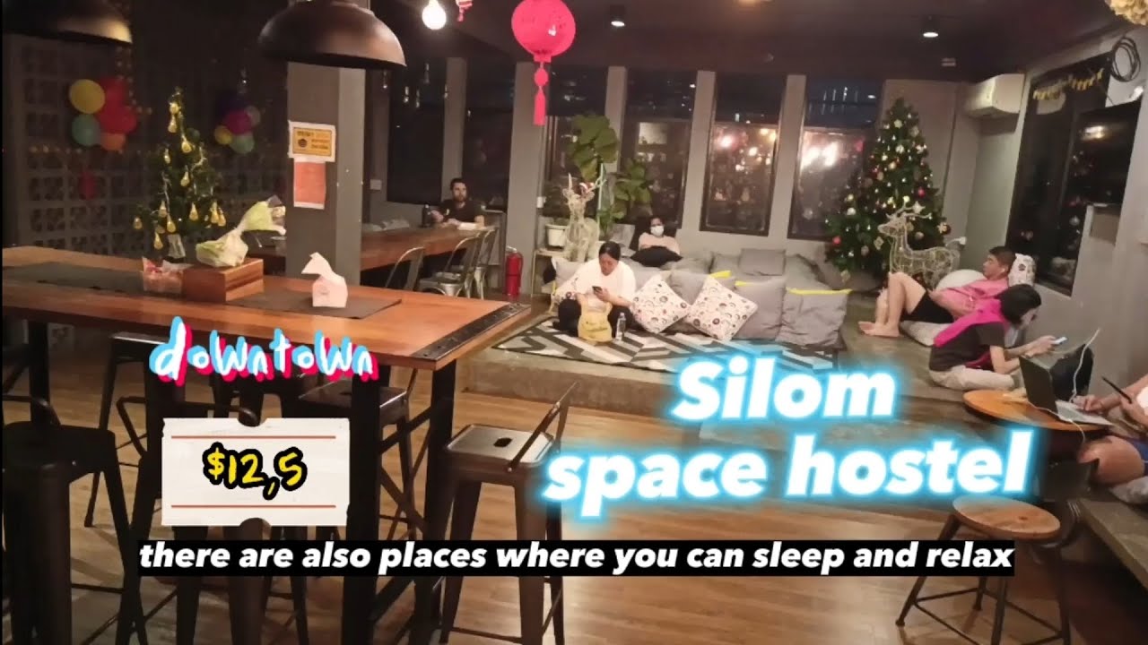 Silom space hostel $12.6  Downtown Bangkok, Thailand. Near Lumphini park. Thrifty backpacking