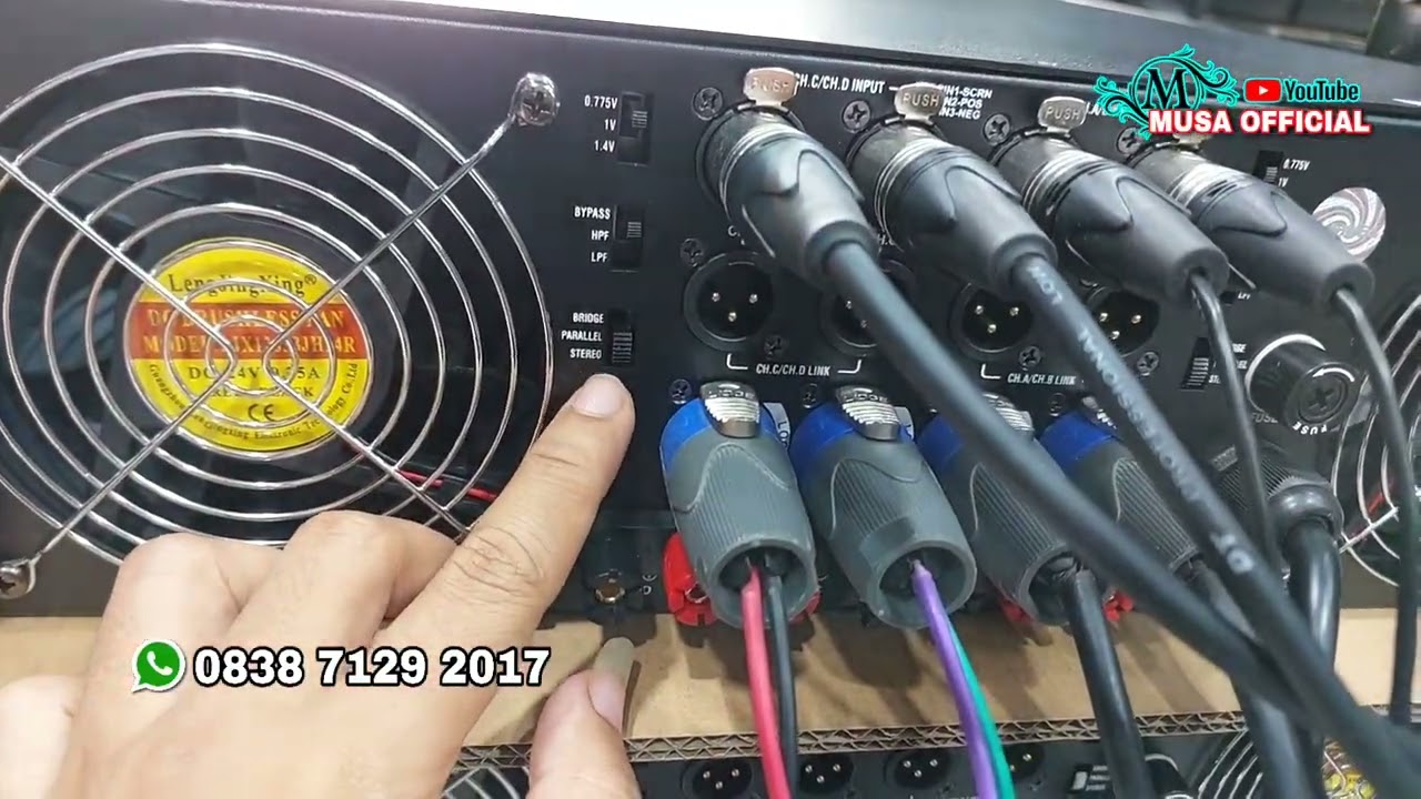 POWER HARDWELL GX2200 - 4 CHANEL TENAGA BADAK