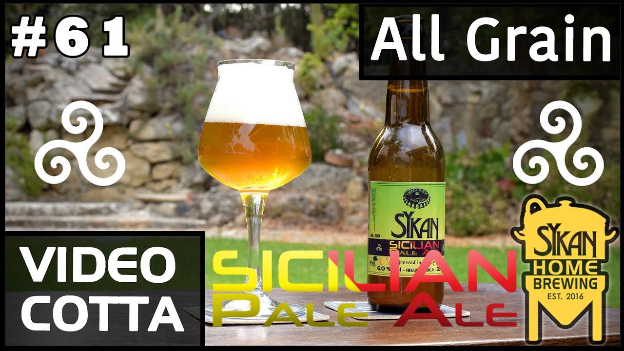 La mia BIRRA SICILIANA | Sicilian Pale Ale | BIRRA ARTIGIANALE Fatta in CASA - Tecnica ALL GRAIN