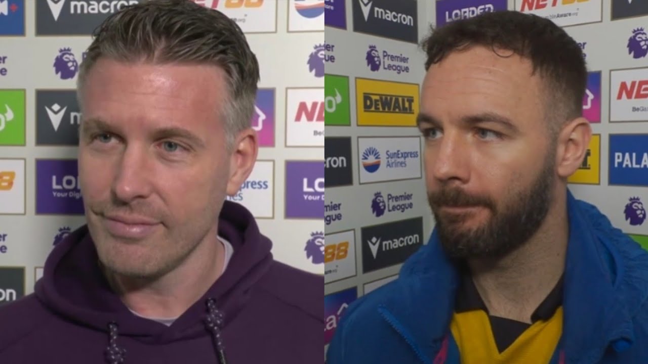 I feel like we deserved more!  Rob Edwards and Adam Armstrong | Wolves vs Crystal Palace