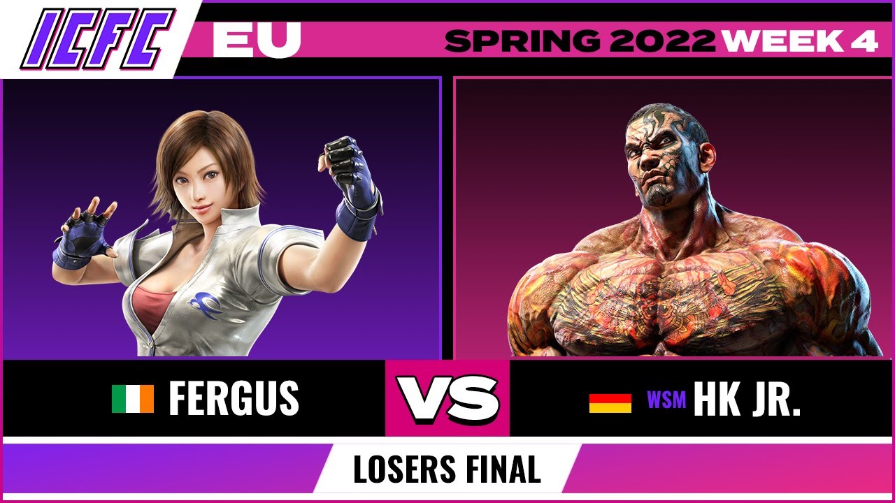 Фергус (Аска) против ХК-мл. (Фахкумрам), финал проигравших — ICFC EU Tekken 7 Весна 2022, неделя 4