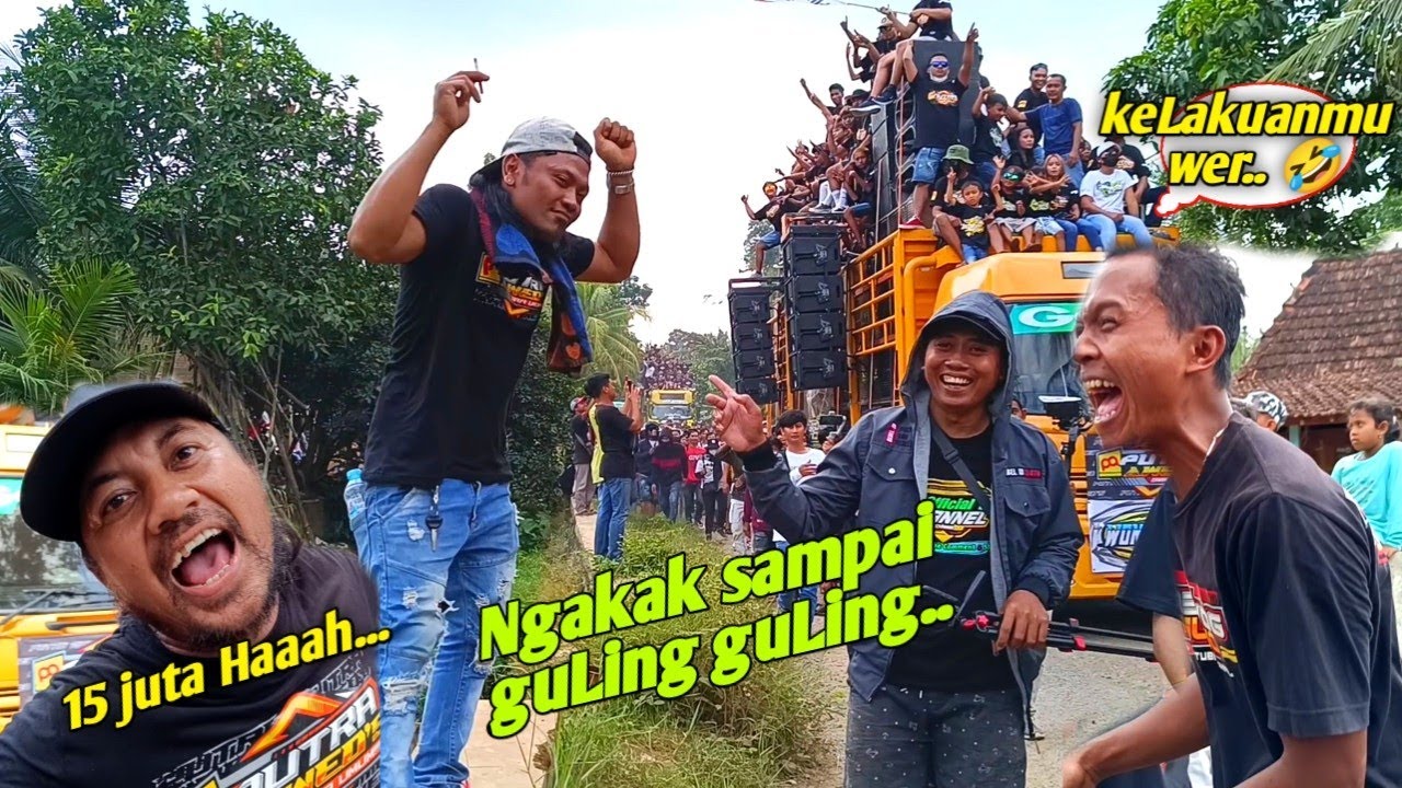 cruw BREWOG ngakak sampai guling-guling. ketika dapat 15 juta (tapi boong).