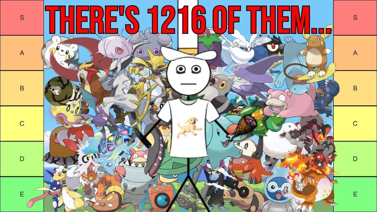 ALL POKEMON RANKED (With Variants!)