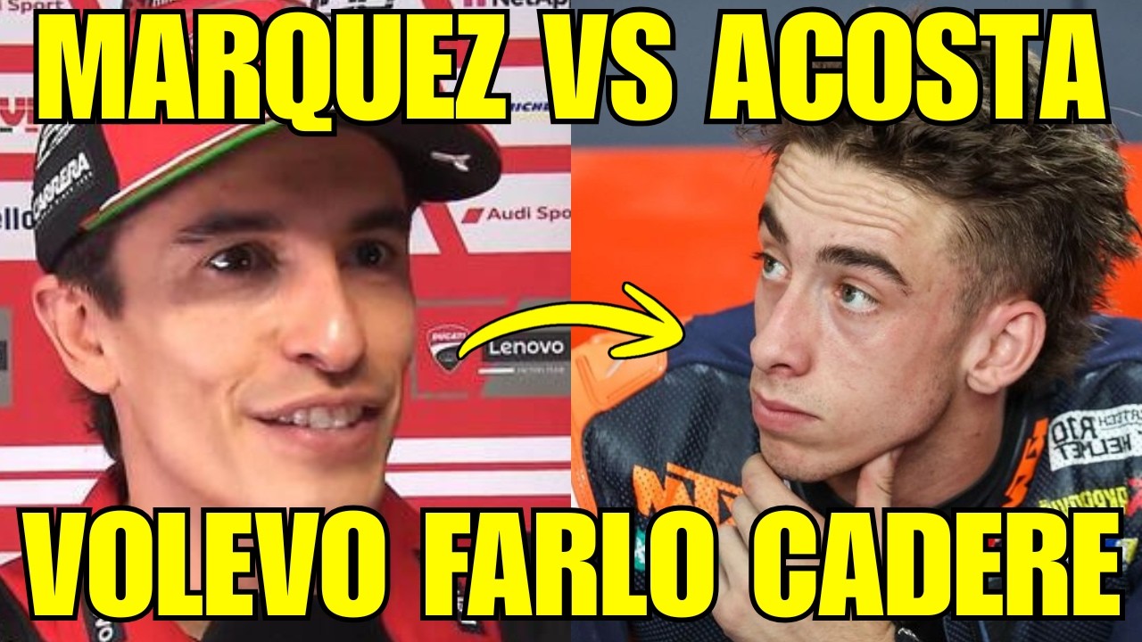 MARQUEZ VOLEVA BUTTARLO FUORI? Il contatto shock con Acosta a Buriram!
