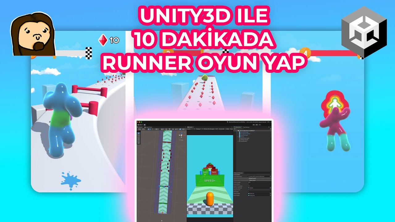 10 Dakikada Hyper Casual Runner Yap  - Unity Runner Template İncelemesi