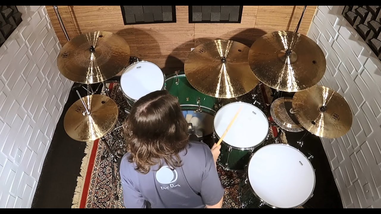 Teste do Novo KIT BFC Cymbals do VITOR PERACETTA