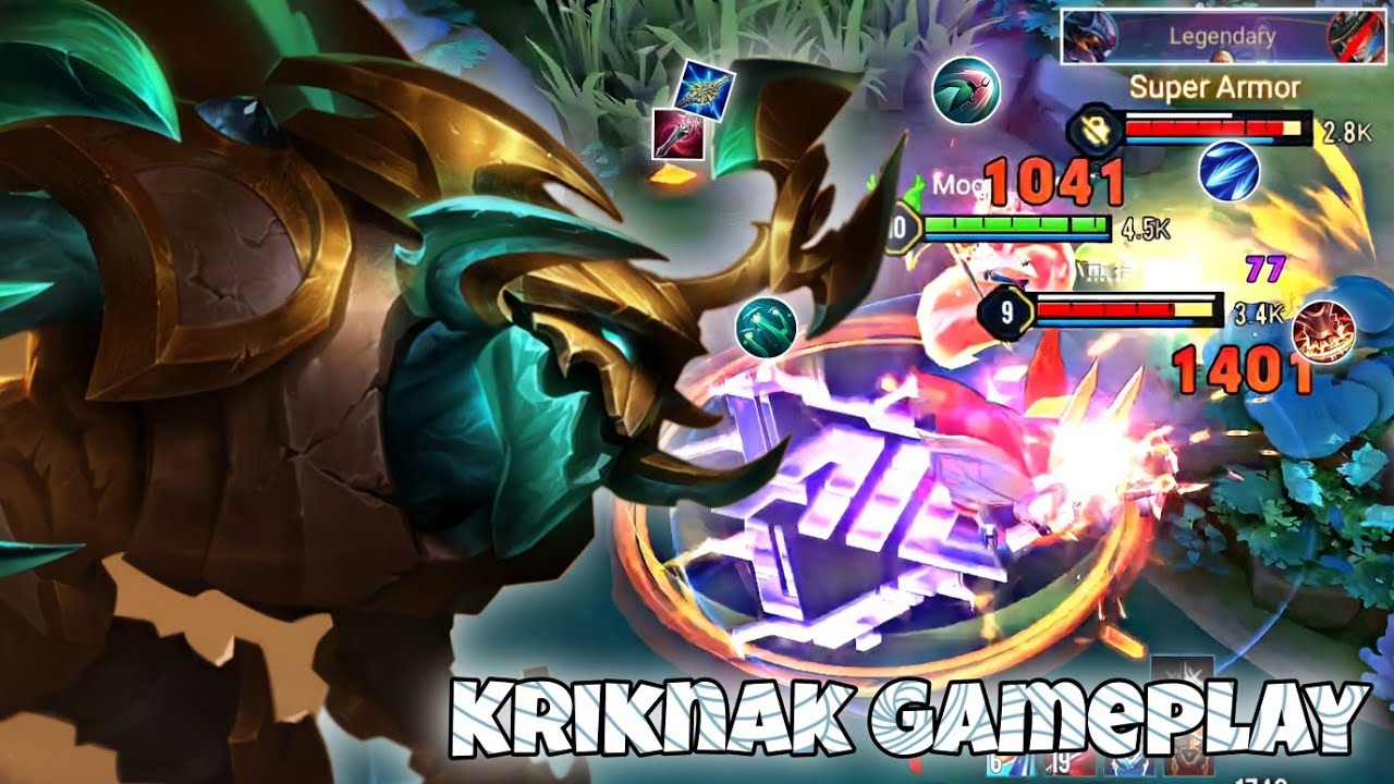 Kriknak Jungle Pro Gameplay | Now This Is Burst Damage One Shot | Arena of Valor Liên Quân mobile