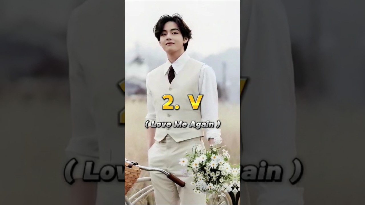 top 07 BTS member with most popular solo song! #bts #btsarmy #btssongs #korean #kpop #song #shorts